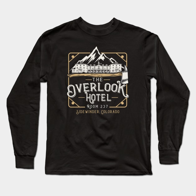 The Overlook Hotel Long Sleeve T-Shirt by Alema Art